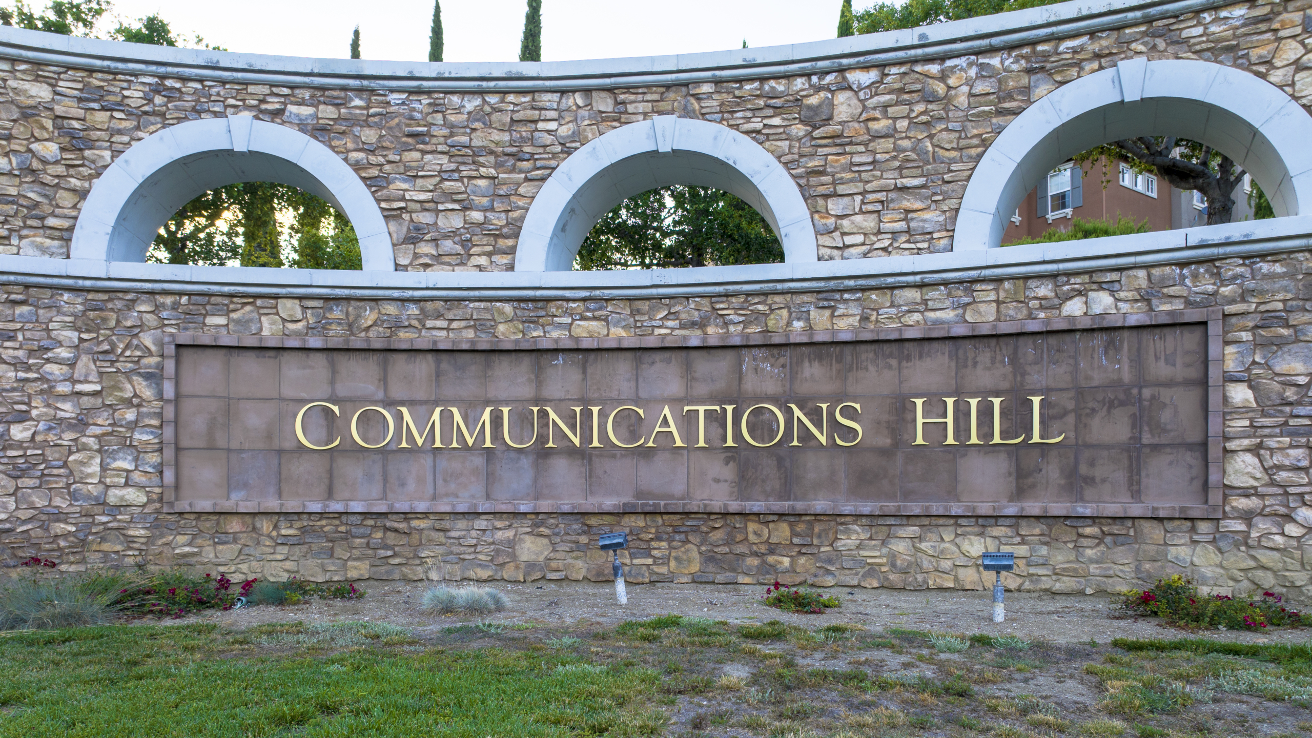 Communications Hill community sign